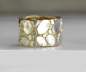 Preview: GOLDEN SHORES. Silver and gold sterling ring